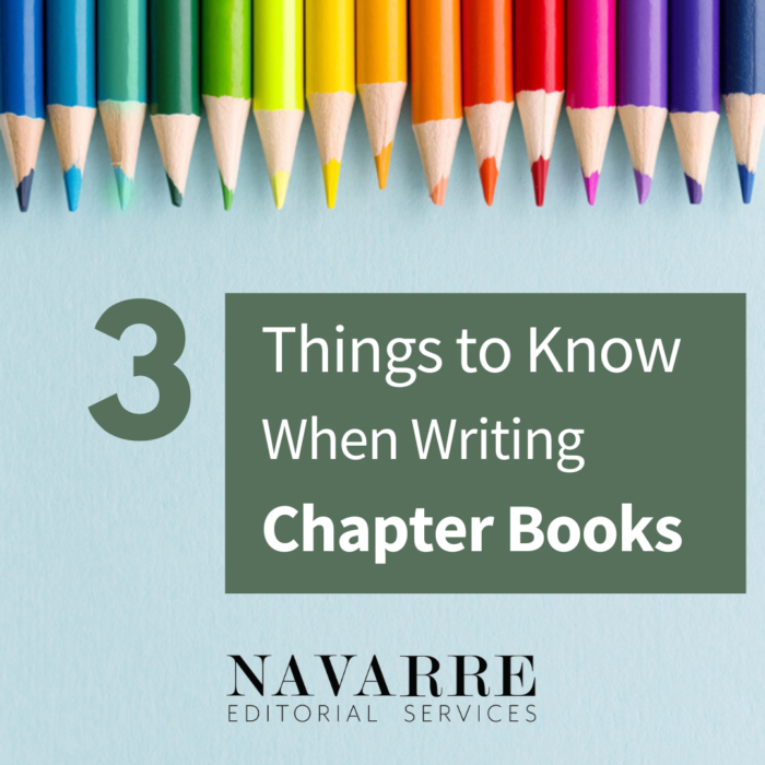 3 Things to Know When Writing Chapter Books