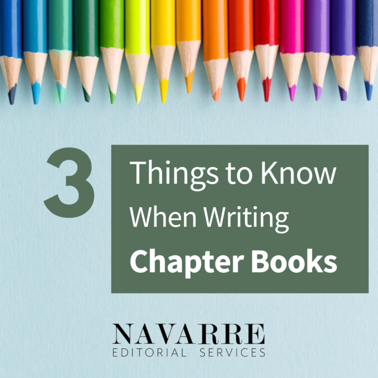 3 Things to Know When Writing Chapter Books