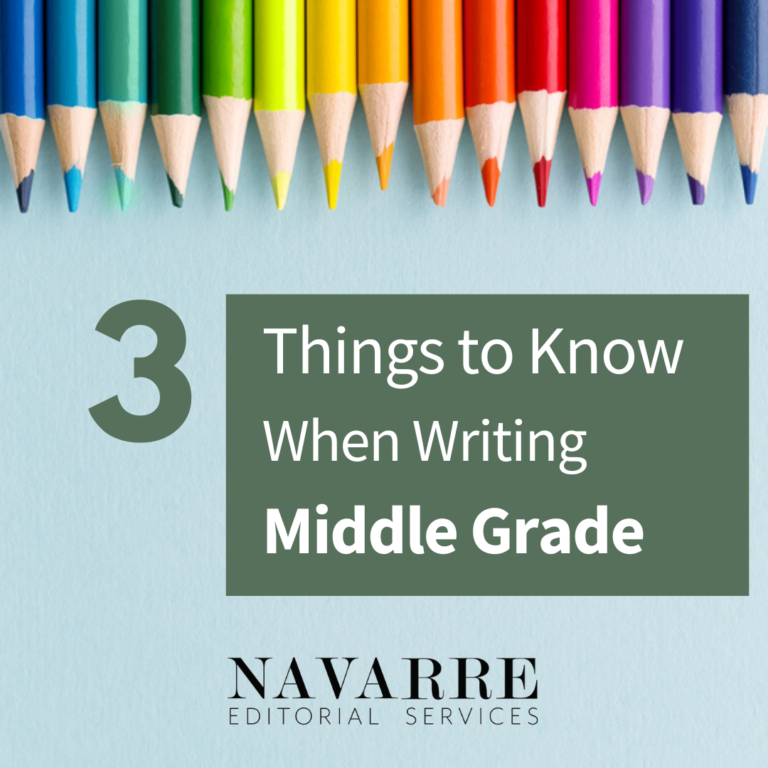 3 Things to Know When Writing Middle Grade
