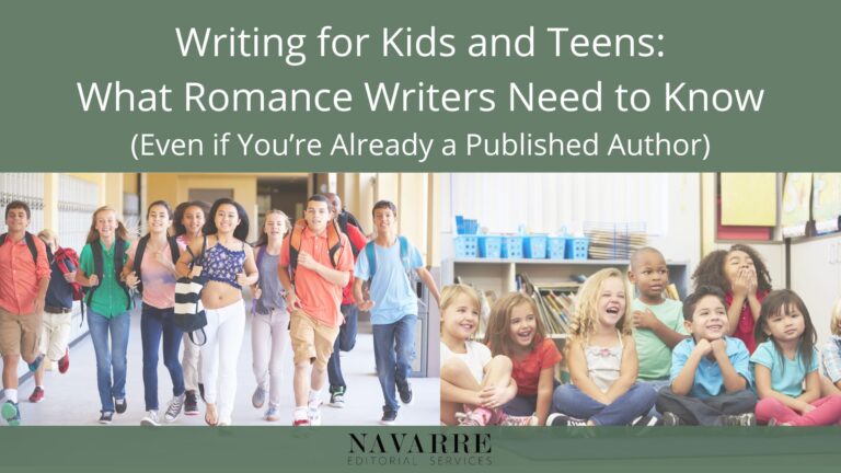 Writing for Kids and Teens - What Romance Writers Need to Know Even if You’re Already a Published Author